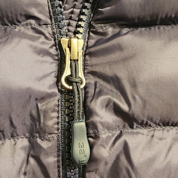 32 Degrees Womens Small Puffer Vest NavyHeat Zipper Closure Lightweight cabin - Picture 7 of 8